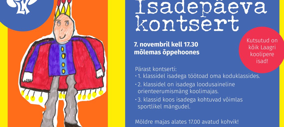 Kutsume isadepäeva kontserdile!